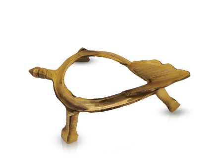 Brass Shankh Stand - 2.65 x 6.5 Inches | Shankh Rakhne Ka Stand  Shankh Holder for Pooja Discount