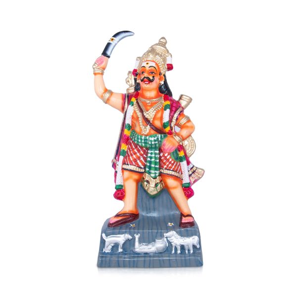 Madurai Veeran Paper Mache Golu Bommai - 18 x 9 Inches | Giri Golu Doll  Navaratri Golu Bomma Gombe Bommai Hot on Sale