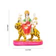 Durga Murti - 6 x 5 Inches | Marble Dust Murti  Durga Idol for Pooja Discount