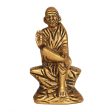 Saibaba Statue - 2.5 x 1.5 Inches | Antique Brass Idol  Saibaba Idol for Pooja  180 Gms Approx Online Sale