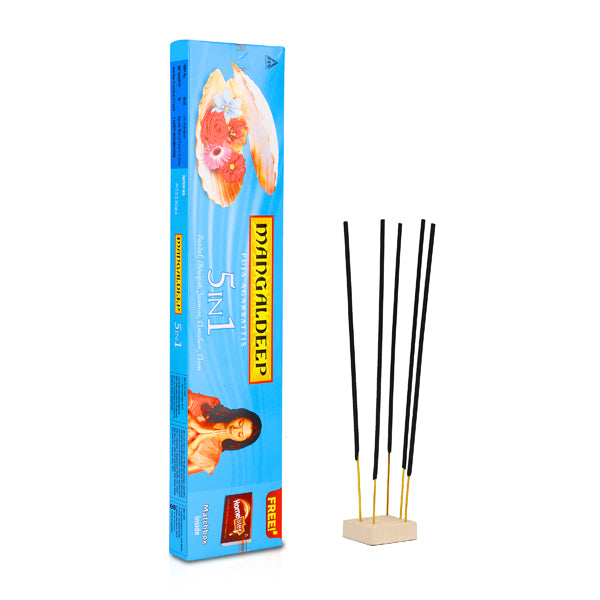 Mangaldeep 5 In 1 Puja Incense 75 Sticks Fashion