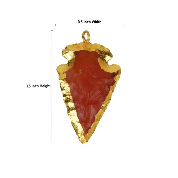 Arrowhead Pendant - Red | Dollar  Locket  Jewellery for Men & Women  Assorted Colour on Sale