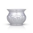 Chandan Cup - 2 x 2.5 Inches | German Silver Cup  White Metal Bowl for Pooja  65 Gms Approx For Discount