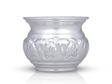 Chandan Cup - 2 x 2.5 Inches | German Silver Cup  White Metal Bowl for Pooja  65 Gms Approx For Discount