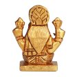 Laxmi Murti  - 1.5 x 1.5 Inches |  Brass Idol  Lakshmi Idol  Lakshmi Murti  Lakshmi Statue for Pooja Sale