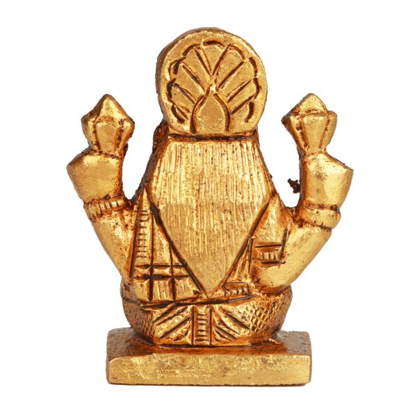 Laxmi Murti  - 1.5 x 1.5 Inches |  Brass Idol  Lakshmi Idol  Lakshmi Murti  Lakshmi Statue for Pooja Sale