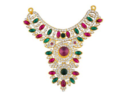 Stone Necklace - 4 Inches | Stone Jewelry  Stone Jewellery for Deity  Assorted Colour Online now