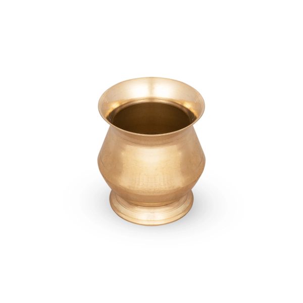 Brass Lota - 2 x 1.75 Inches | Brass Chombu  Kalash Pot  Kalasam for Pooja  40 Gms Approx on Sale