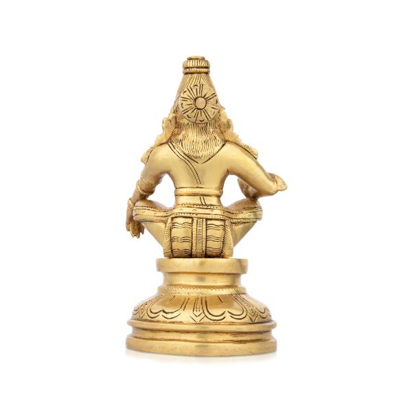 Ayyappan Statue - 8.5 Inch | Brass Statue  Ayyappan Idol for Pooja Cheap