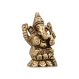 Ganesha Statue - 1.5 x 1 Inches | Vinayagar Statue  Antique Brass Idol for Pooja  100 Gms Approx Discount