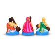 Sangeetha Mummoorthigal Clay Golu Bommai Set - 7 x 6 Inches | Giri Golu Doll  Navaratri Golu Bomma Gombe Bommai Online Sale