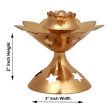 Agarbatti Stand - 2 x 3 Inches | Star Design Incense Stick Stand  Agarbatti Holder  Brass Agarbatti Stand for Pooja Online Hot Sale