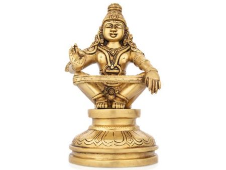 Ayyappan Statue - 8.5 Inch | Brass Statue  Ayyappan Idol for Pooja Cheap