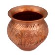 Copper Lota - 4 Inches | Ashtalakshmi Chombu  Copper Kalash for Pooja Online Sale