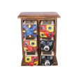 Almirah with 6 Drawer - 10 x 7 Inches | Mini Wooden Box  Storage Box for Home  2.400 Kgs Approx Supply