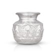 Ashtalakshmi Chombu - 5 x 4 Inches | German Silver Lota  Ashtalakshmi Kalasam for Pooja  230 Gms Approx For Sale