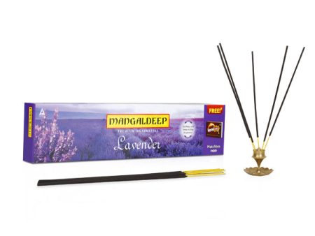 Mangaldeep Lavender Premium Incense 72 Sticks - Lavender Hot on Sale