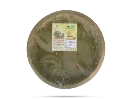 Leaf Plate 10 Pcs Set - 10 Inch Dia Discount