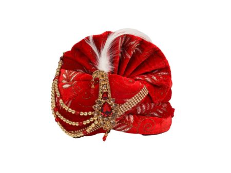 Turban - 6.5 x 10 Inches | Kireedam  Fancy Mukut  Pagdi  Crown for Deity  Assorted Colour and Design Discount