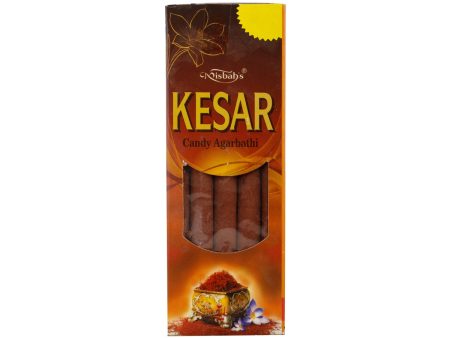 Misbah Kesar Candy Agarbathi - 10 Sticks | Incense Sticks  Agarbatti for Pooja Sale