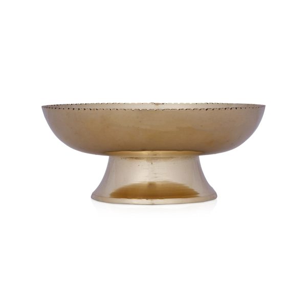 Brass Bowl With Stand - 1.5 x 4.25 Inches | Brass Cup  Pooja Cup for Home  150 Gms Approx For Sale