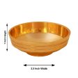 Brass Urli - 1 x 2.5 Inches | Uruli  Brass Bowl  Flower Pot for Home Online