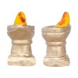 Ravana Linga Pooja Clay Golu Bommai Set - 14 x 24 Inches | Giri Golu Doll  Navaratri Golu Bomma Gombe Bommai Hot on Sale