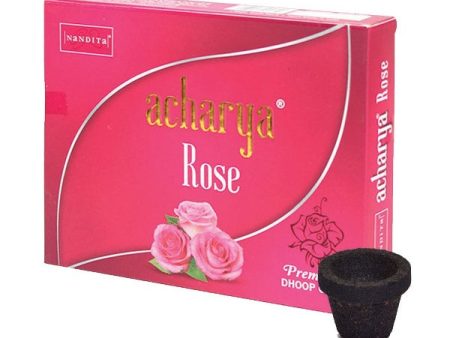 Nandita Premium Dhoop Cups 12Pcs - Acharya Rose Online now