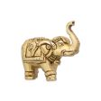 Elephant Statue - 2 x 2.5 Inches | Elephant Figurine  Antique Brass Idol for Home Decor  315 Gms Approx Online Sale