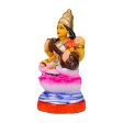 Saraswati Clay Golu Bommai - 8 x 4 Inches | Giri Golu Doll  Navaratri Golu Bomma Gombe Bommai Supply