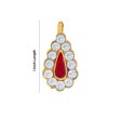 Stone Pendant - 1 Inch | Tilak Design Stone Locket  Stone Dollar for Deity Online now