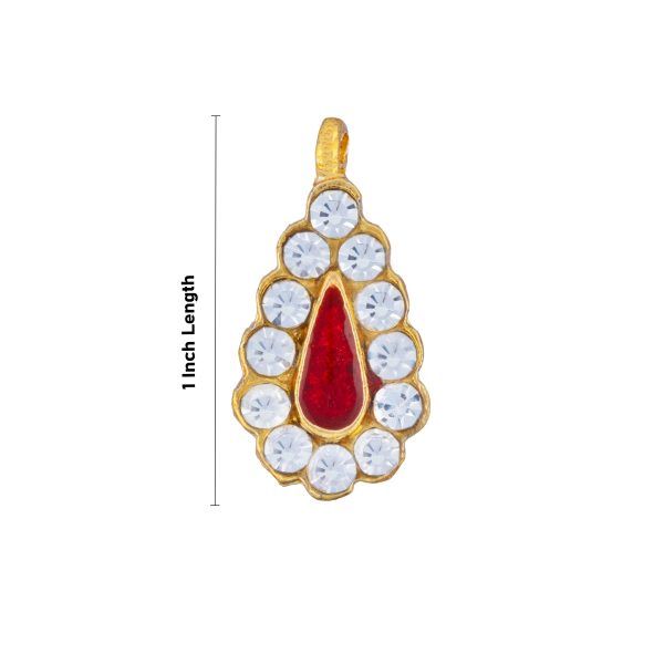 Stone Pendant - 1 Inch | Tilak Design Stone Locket  Stone Dollar for Deity Online now