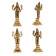 Dashavatar Idol Set - 6.5 x 3 Inches | Dashavatar Statue  Antique Brass Idol for Pooja  4.425 Kgs Approx Fashion