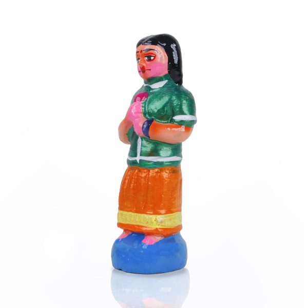 Panchumittai Clay Golu Bommai Set - 7.5 x 3 Inches | Giri Golu Doll  Navaratri Golu Bomma Gombe Bommai Fashion