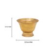 Brass Cup - 1.5 x 2.25 Inches | Brass Bowl  Brass Vessel  Small Brass Bowl for Pooja Hot on Sale