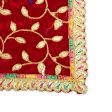 Asan Mat - 9.5 x 7 Inches | Velvet Aasan Mat  Jari Border Pooja Aasan for Deity  Assorted Colours  10 Gms Approx Online now