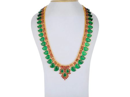 Kemp Haram - 9 Inches | Mango Design Enamel Necklace  Kemp Jewellery for Dance Online now