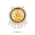 Lakshmi Pendant - 2 Inches | Stone Laxmi Pendant  Gold Polish Lakshmi Locket for Deity Hot on Sale