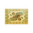 Bajot - 12 x 18 Inches | Gold Meenakari Design Manai Palagai  Wooden Chowki for Pooja Sale