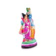 Radha Krishna Clay Golu Bommai - 12 x 7 Inches | Giri Golu Doll  Navaratri Golu Bomma Gombe Bommai Cheap