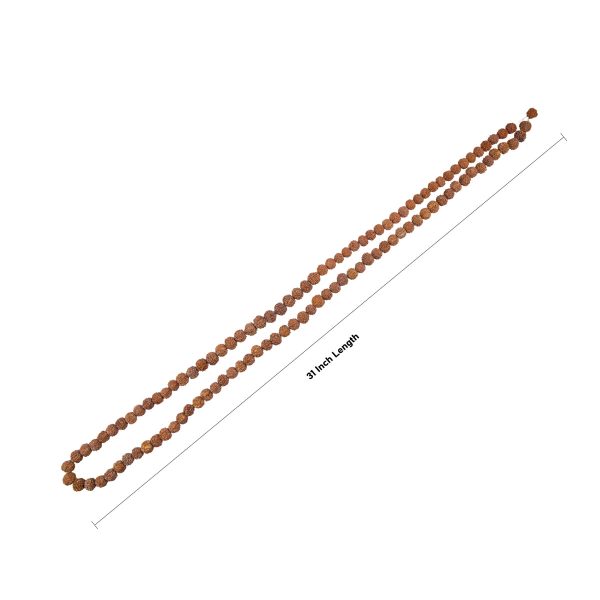 6 Mukhi Rudraksha Mala - 31 Inches | 108 Beads Six Mukhi Rudraksha Mala  6 Face Rudraksha Mala for Men & Women Online Hot Sale