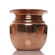 Copper Lota - 4 x 4.25 Inches |  Kalash Pot  Chombu  Pooja Pot  Kalash for Pooja Hot on Sale