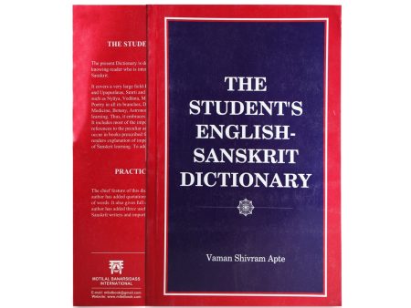 The Students English - Sanskrit Dictionary - English | by Vaman Shivram Apte  Dictionary Book Cheap