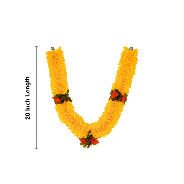 Artificial Flower Garland - 20 Inches | Flower Toran  Artificial Mala for Photo Frame  Assorted Design & Colour Online Sale