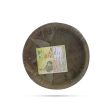 Buffet Leaf Plate Set - 8 Inches | 10 Pcs  Disposable Plates  Round Shape Palm Leaf Plates Hot on Sale