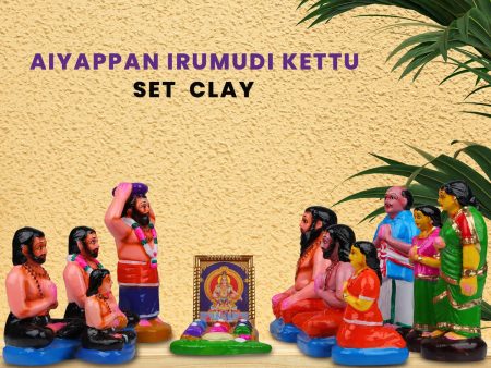 Ayyappan Irumudi Kettu Clay Golu Bommai Set - 7 x 3.5 Inches | Giri Golu Doll  Navaratri Golu Bomma Gombe Online now