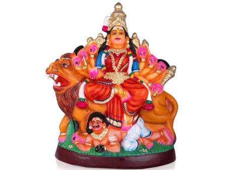 Durga Paper Mache Golu Bommai - 18 x 12 Inches | Giri Golu Doll  Navaratri Golu Bomma Gombe Bommai For Sale