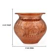 Copper Lota - 4 Inches | Ashtalakshmi Chombu  Copper Kalash for Pooja Online Sale