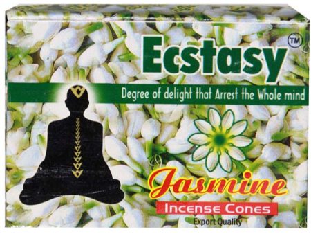 Ecstasy Incense Cones 25Gms - Jasmine Discount