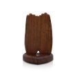 Wooden Mobile Stand - 5 x 3 Inches | Hand Shape Mobile Holder  Phone Stand for Car Supply